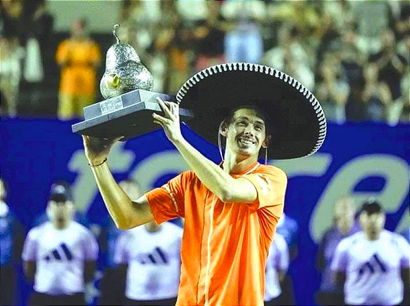 ¡ES ALEX DE MIÑAUR BICAMPEÓN DEL ABIERTO MEXICANO! - EL AUSTRALIANO VENCIÓ POR DOBLE 6-4 AL NORUEGO CASPER RUUD