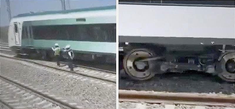 ¡SE DESCARRILA EL TREN MAYA EN YUCATÁN! - *No se reportan lesionados por el incidente...