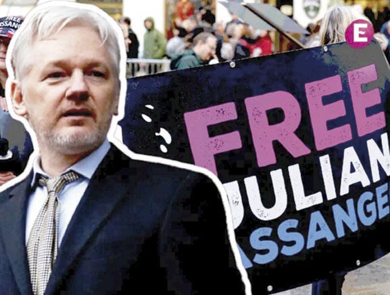 ¡ASSANGE, A ESPERA DE FALLO SOBRE LA EXTRADICIÓN A EU!