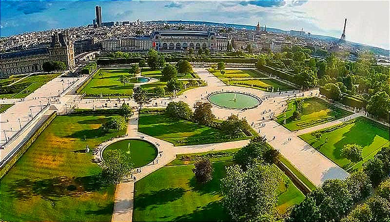 ¡LA LLAMA OLÍMPICA EN EL JARDÍN DE LAS TULLERÍAS! - ENTRE EL MUSEO DEL LOUVRE Y LA PLAZA DE LA CONCORDIA