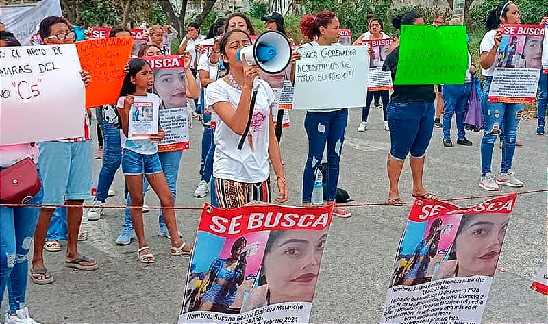 ¡PROTESTA, MARCHA Y BLOQUEO! - *SALIÓ A DEJAR A SU HIJO AL KÍNDER, YA NO REGRESÓ