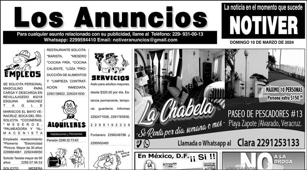 ...LOS ANUNCIOS, AVISOS Y DEMÁS! - DOMINGO, 10 DE MARZO 2024