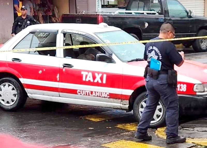 ¡LE DISPARAN A QUEMARROPA! - OCHO TIROS, EL TAXISTA ESTABA EN EL MERCADO “FAUSTINO MORA”