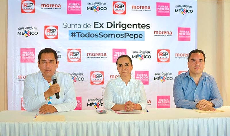 ¡EX DIRIGENTES DE MORENA, FUERZA POR MÉXICO Y REDES SOCIALES!