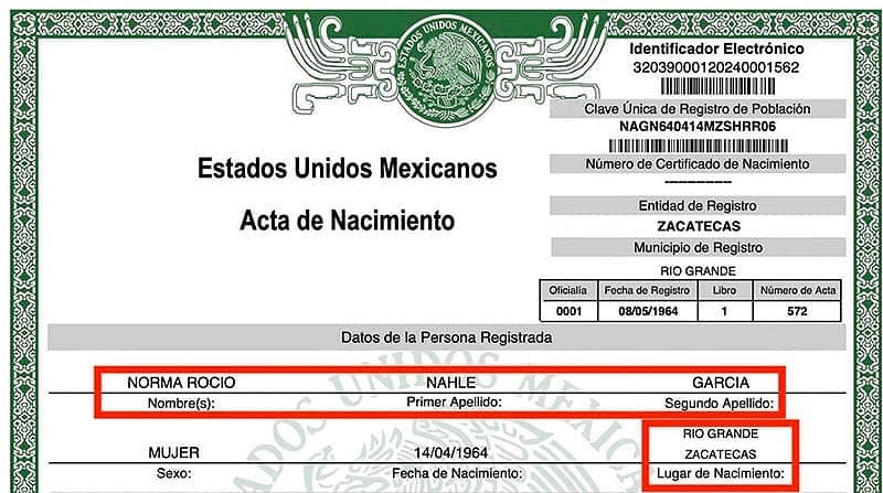 ¡CHÍO VS. CHIKI-YUNES! - *Por decirle “zacatecana” lo denuncia *Y el candidato al Senado le saca su acta de nacimiento  *Para comprobar que sí es de Zacatecas