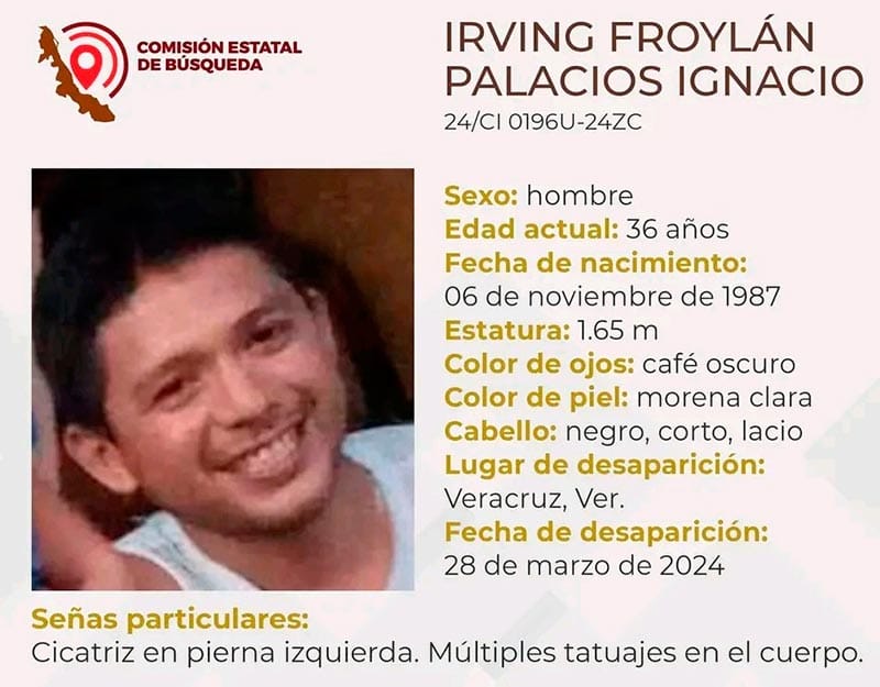 ¡IRVING FROYLAN SIGUE DESAPARECIDO!