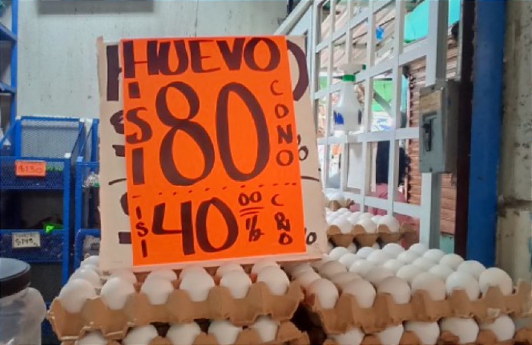 ¡EL CONO DE HUEVO SE FUE A 80 PESOS! - *ANDABA POR LOS SESENTAS