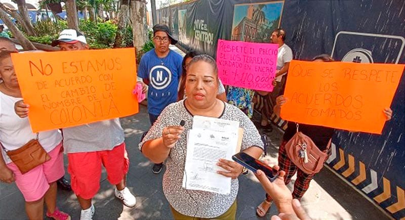 ¡SE REBELAN COLONOS DE LA LÓPEZ OBRADOR!