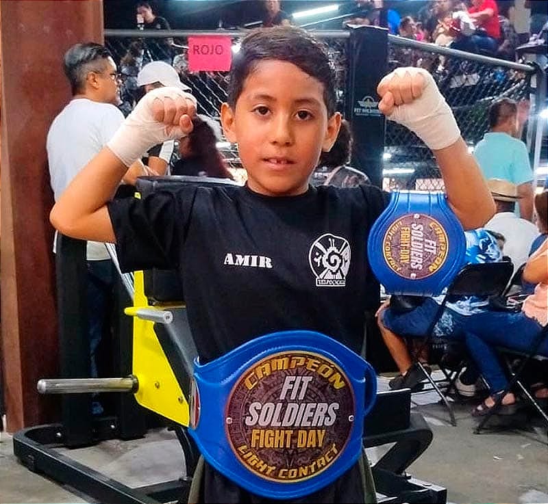 ¡BRILLA AMIR ANDREY EN EL “FIGHTDAY”!