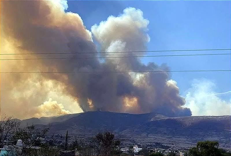 ¡AMENAZA INCENDIO PINTURAS RUPESTRES DE YAGUL Y MITLA!