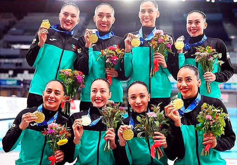 ¡GANA ORO NATACIÓN ARTÍSTICA MEXICANA EN COPA DEL MUNDO!