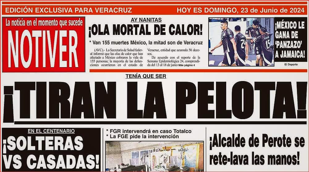 LA PORTADA - DOMINGO 23 DE JUNIO 2024