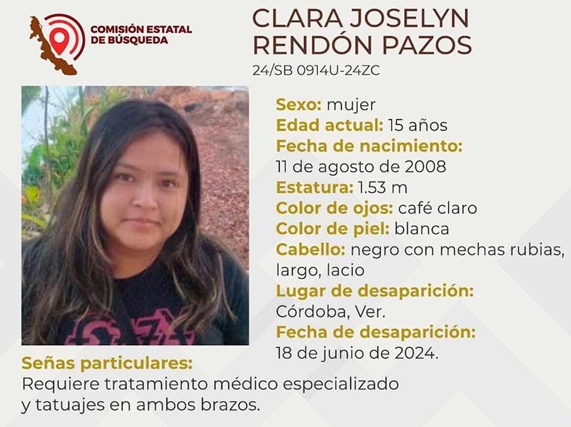 ¡BUSCAN A JOVENCITA Y TEMEN POR SU VIDA!