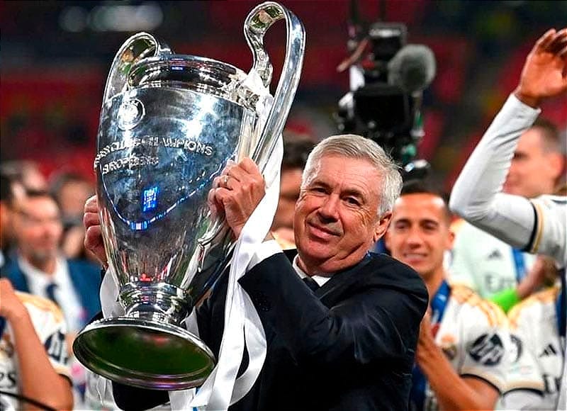 ¡DICE ANCELOTTI QUE EL REAL MADRID TUVO UNA TEMPORADA DE 10!