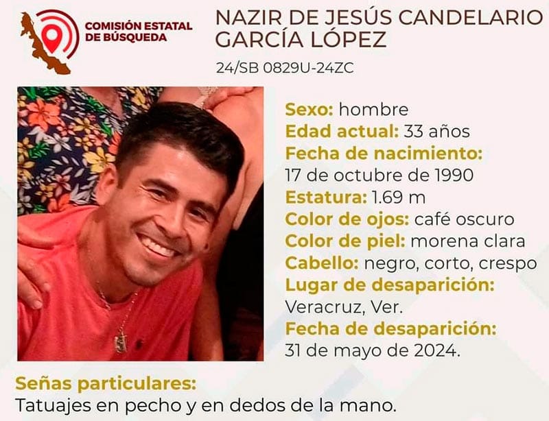 ¡DESAPARECE NAZIR CANDELARIO!