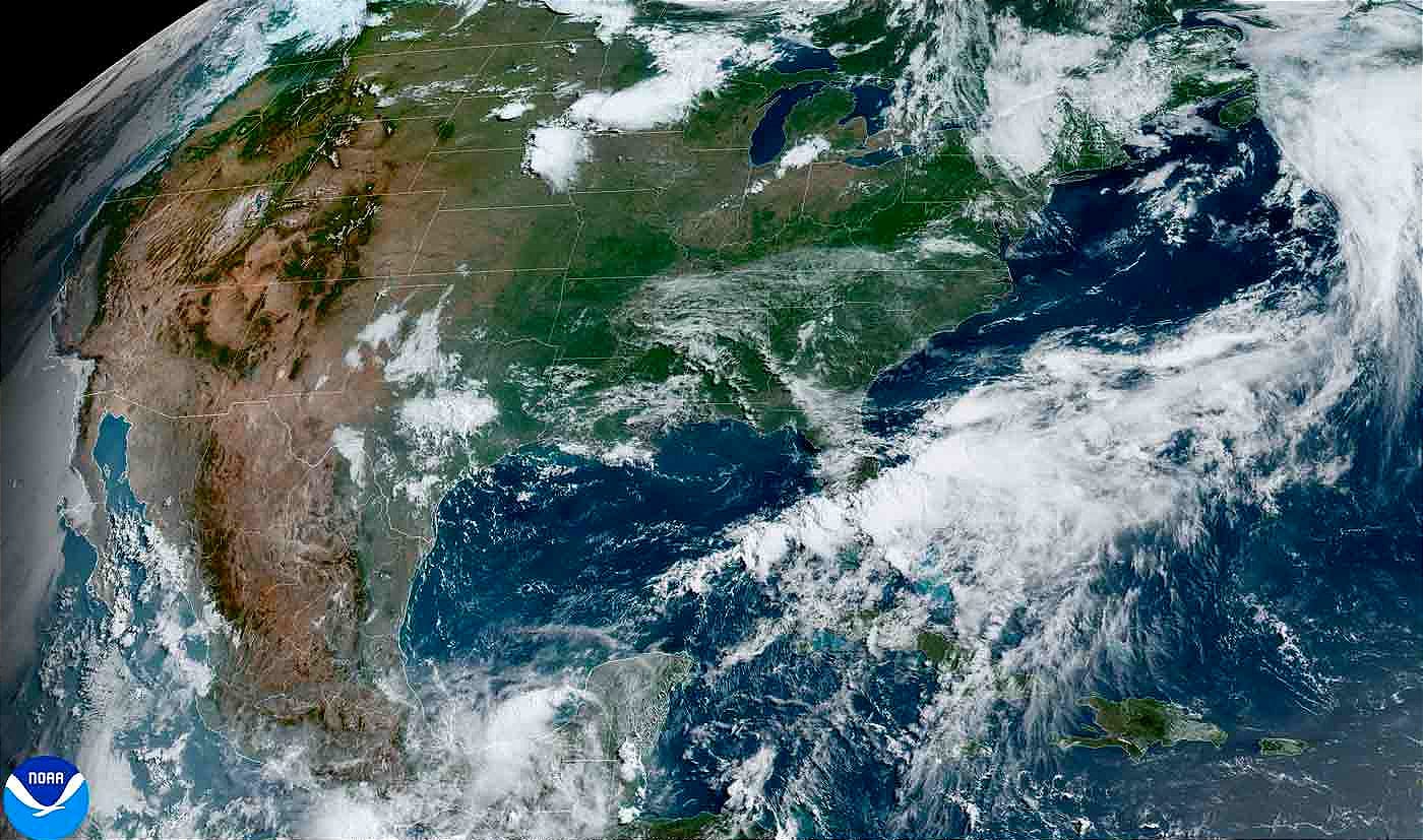 ¡DISTURBIOS EN EL GOLFO DE MÉXICO Y EN EL DE TEHUANTEPEC! - TEMPERATURA MÁXIMA DE 34 GRADOS