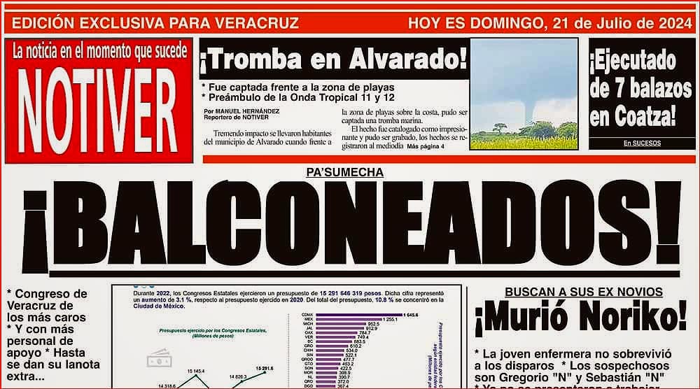 LA PORTADA - DOMINGO 21 DE JULIO 2024