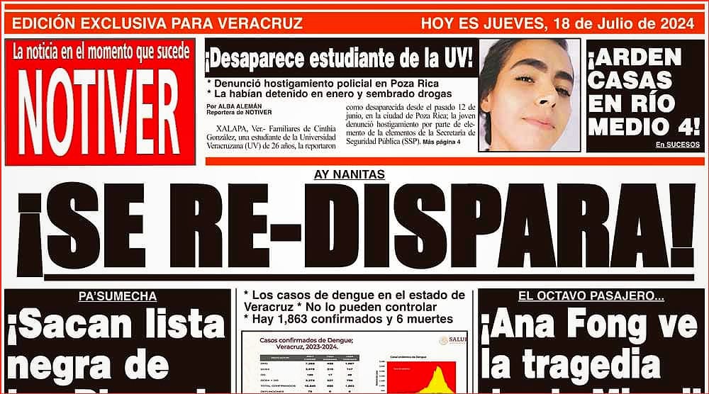 LA PORTADA - JUEVES 18 DE JULIO 2024