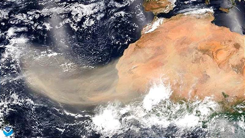 ¡POLVO DE SAHARA BAJARÁ POTENCIAL DE LLUVIA! - *Y ahí viene volando desde África