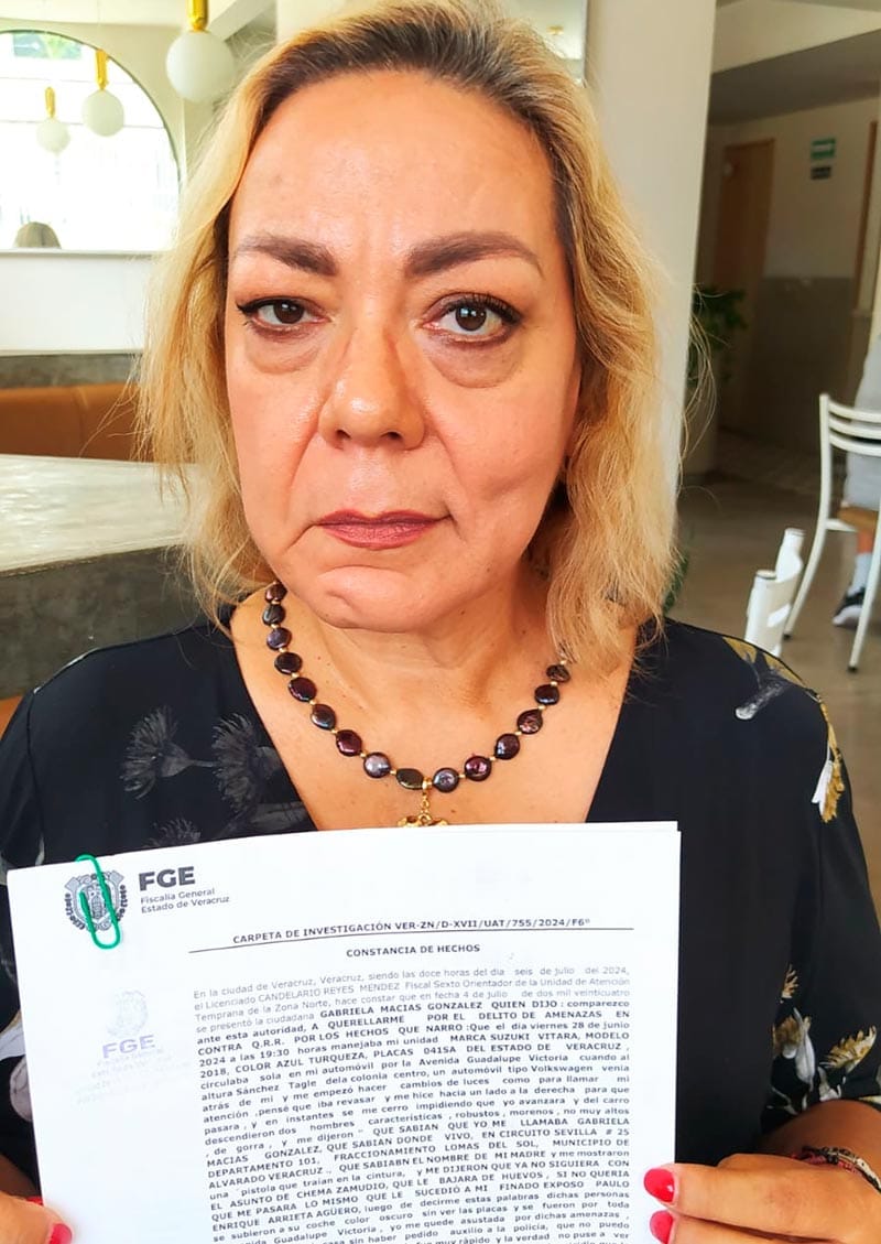 ¡AMENAZAN A GABRIELA POR EXIGIR JUSTICIA POR CRIMEN DE SU ESPOSO!