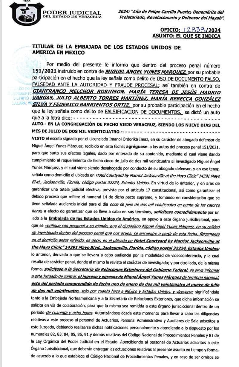 ¡JUEZ PIDE SU LOCALIZACIÓN! - *Lo aprietan, también requieren saber de sus entradas y salidas del país