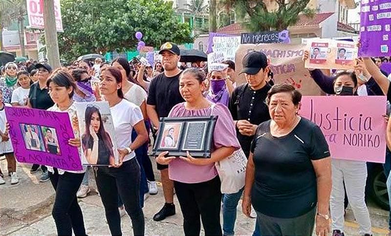 ¡NO QUIEREN VIVIR CON MIEDO! - *Vuelven a marchar ahora en Coatzacoalcos para exigir justicia por el crimen de Noriko