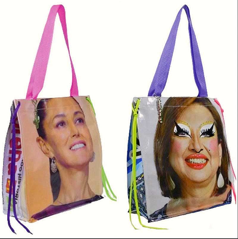 ¡DISEÑADOR CONVIERTE BASURA ELECTORAL EN ARTÍCULOS DE MODA!