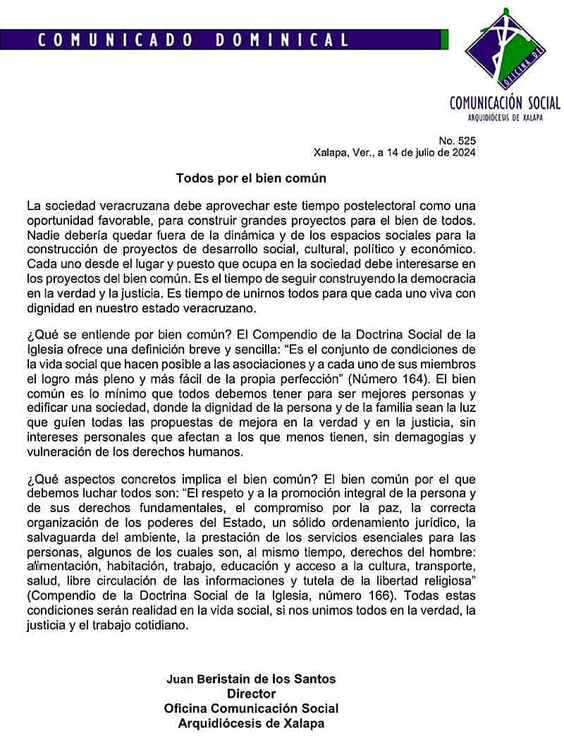 ¡ES TIEMPO DE UNIRNOS! - *Sin Demagogia y por el Bien de Todos