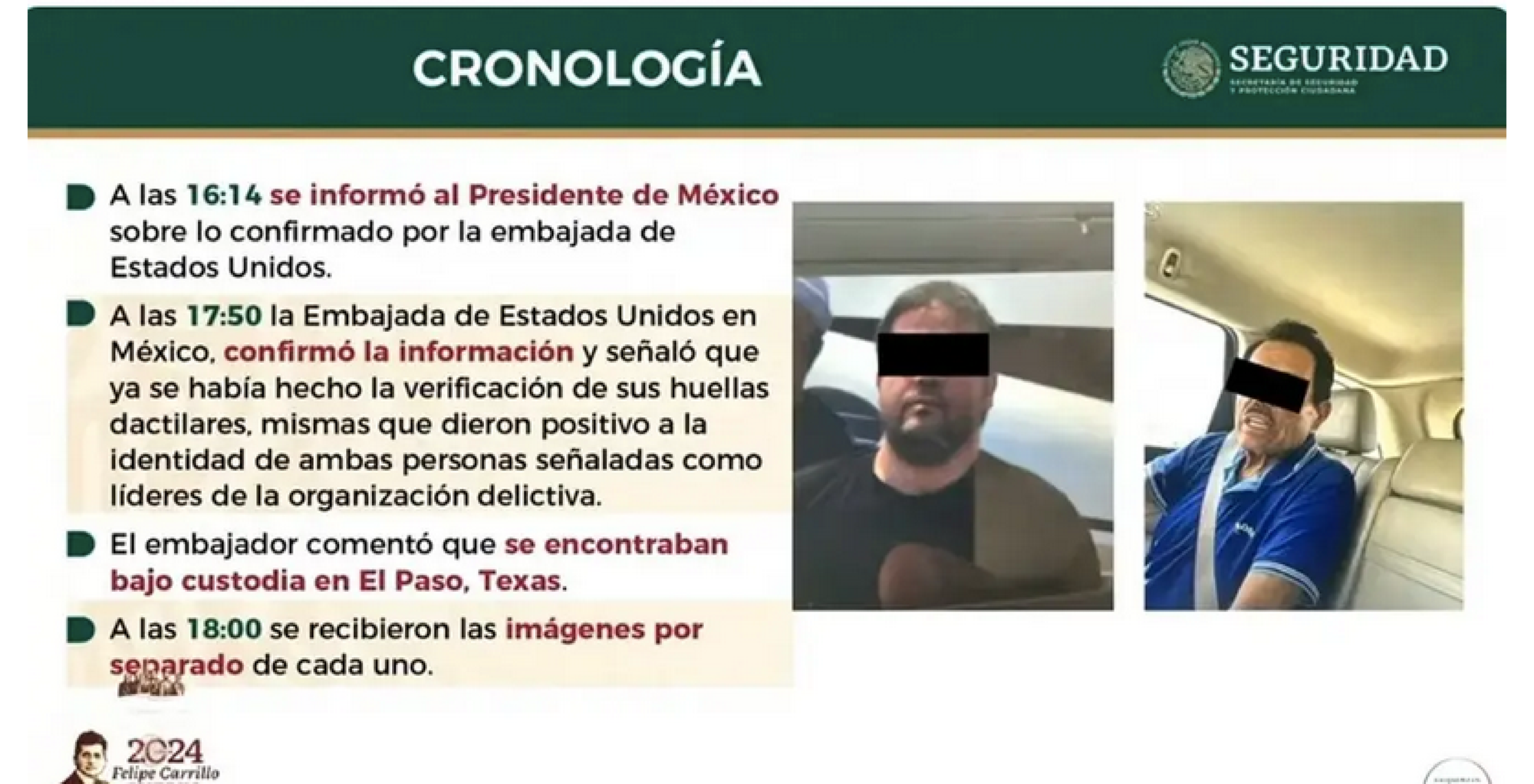 ¡CRONOLOGÍA: ASÍ FUE LA CAPTURA DE “EL MAYO ZAMBADA Y DEL HIJO DEL “CHAPO” GUZMÁN!