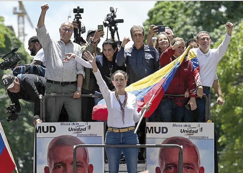 ¡CORINA MACHADO LLAMA A VENEZOLANOS “A LA CALLE”! - A UN MES DE LAS ELECCIONES DE VENEZUELA