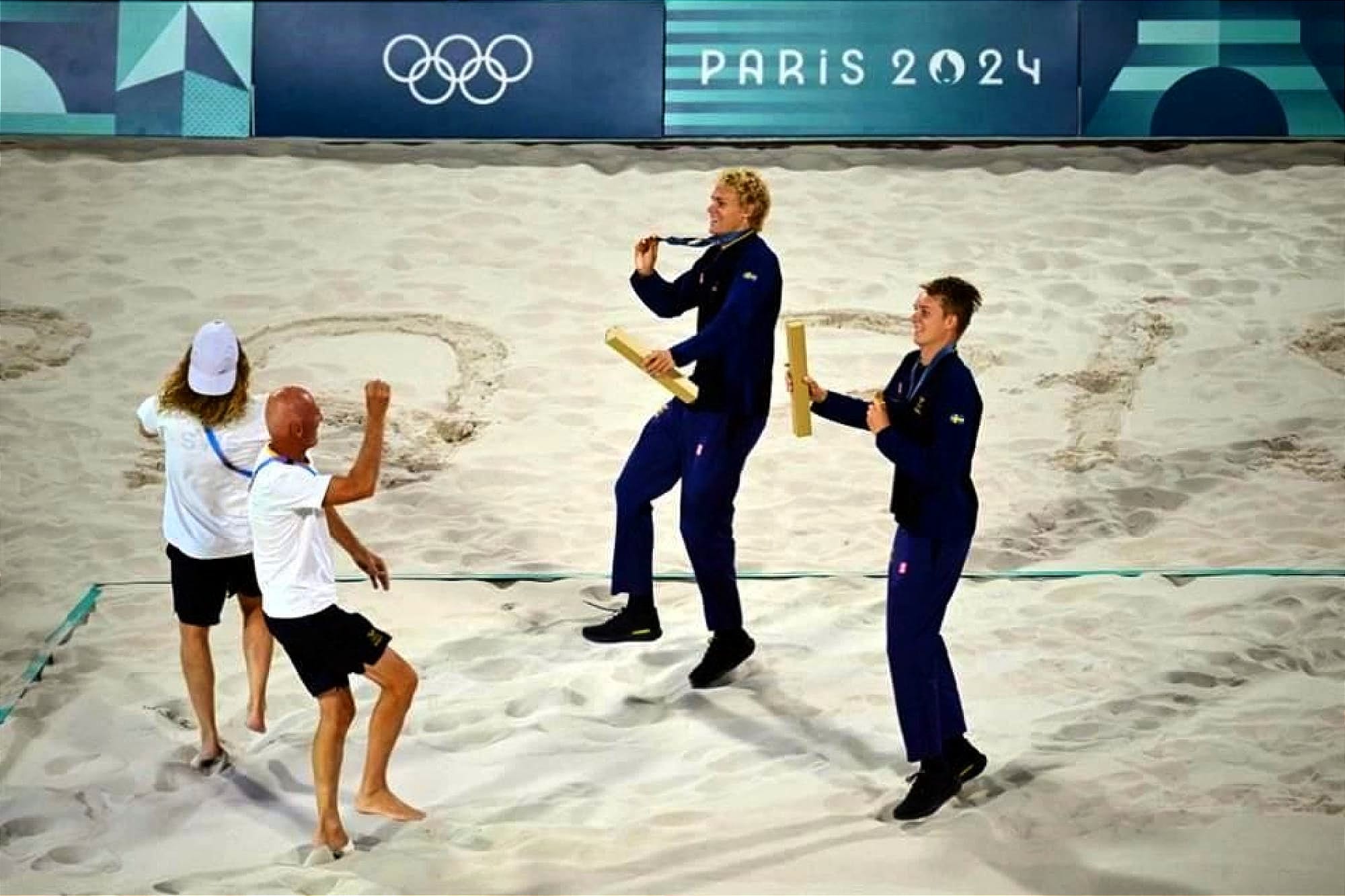 ¡GANA SUECIA A ALEMANIA Y ES ORO EN VOLEIBOL DE PLAYA!