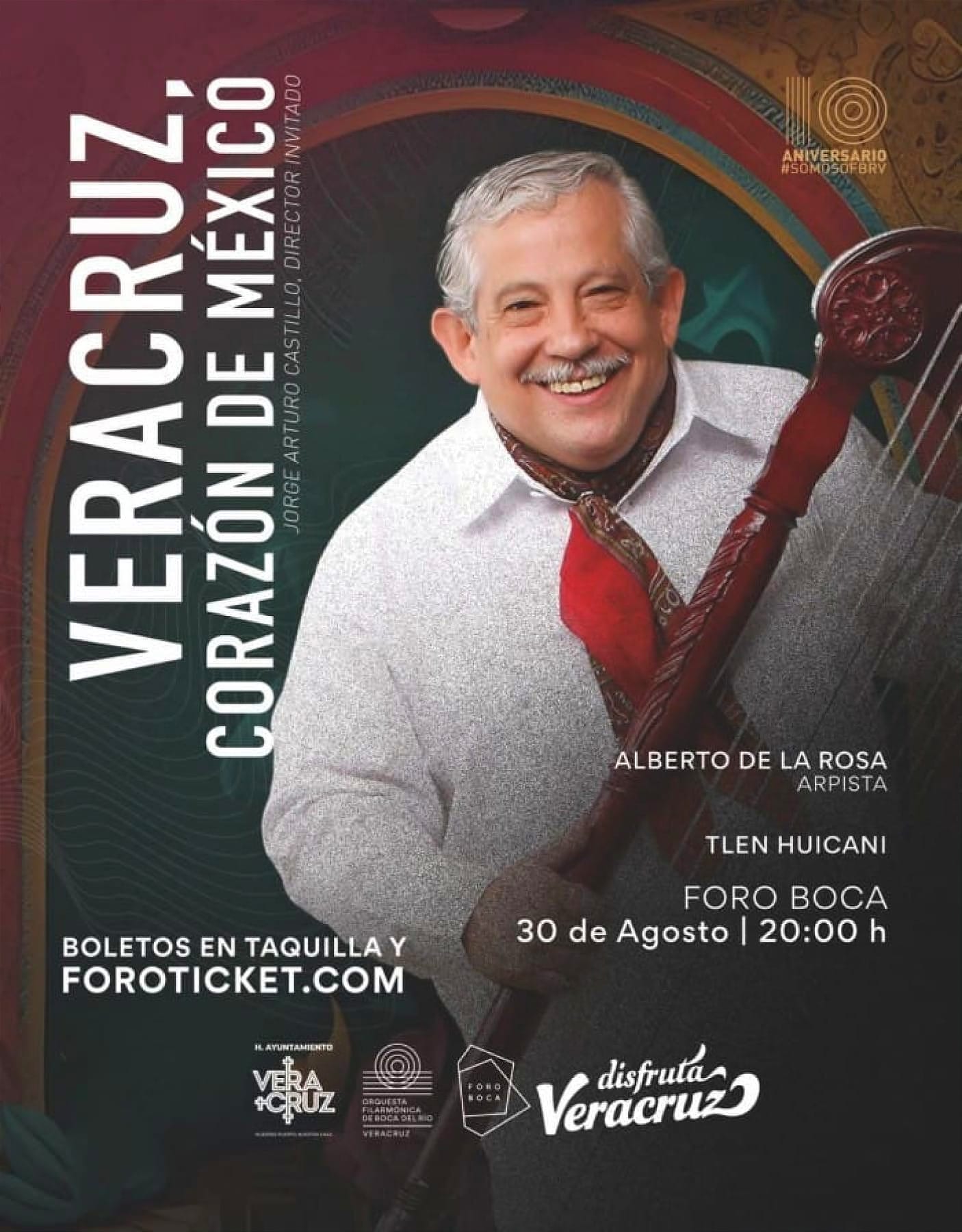 ¡CON MÚSICA JAROCHA INICIA TEMPORADA 10 DE LA ORQUESTA FILARMÓNICA DE BOCA DEL RÍO-VERACRUZ!