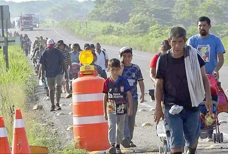 ¡LLEGA A OAXACA NUEVA CARAVANA CON MÁS DE MIL MIGRANTES!