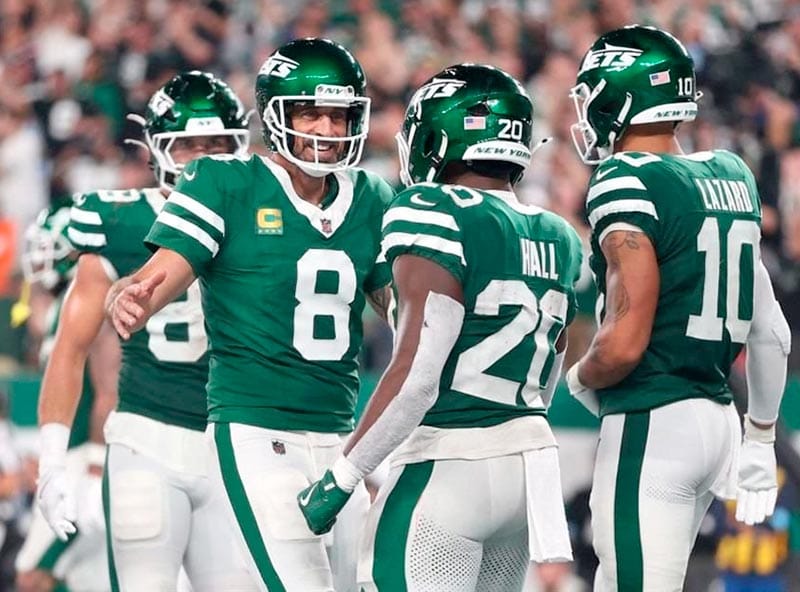 ¡LOS JETS CON RODGERS VENCEN A PATRIOT EN LA NFL!