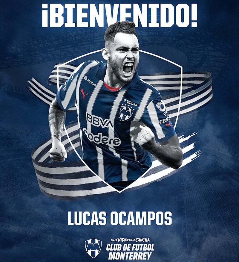 ¡ARGENTINO LUCAS OCAMPOS NUEVO REFUERZO DE RAYADOS!