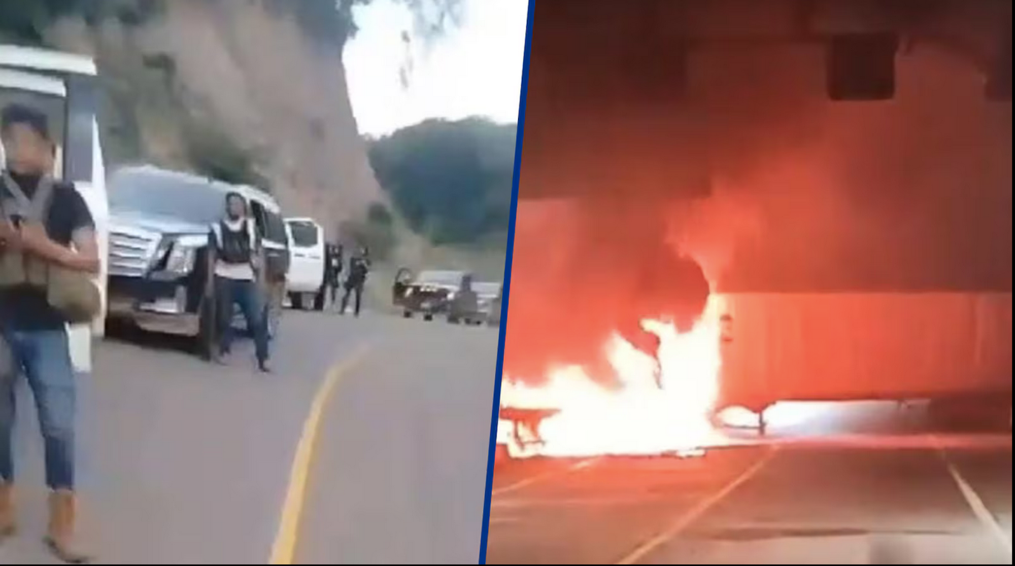 ¡POR LA VIOLENCIA CIERRAN LA AUTOPISTA DURANGO-MAZATLÁN!