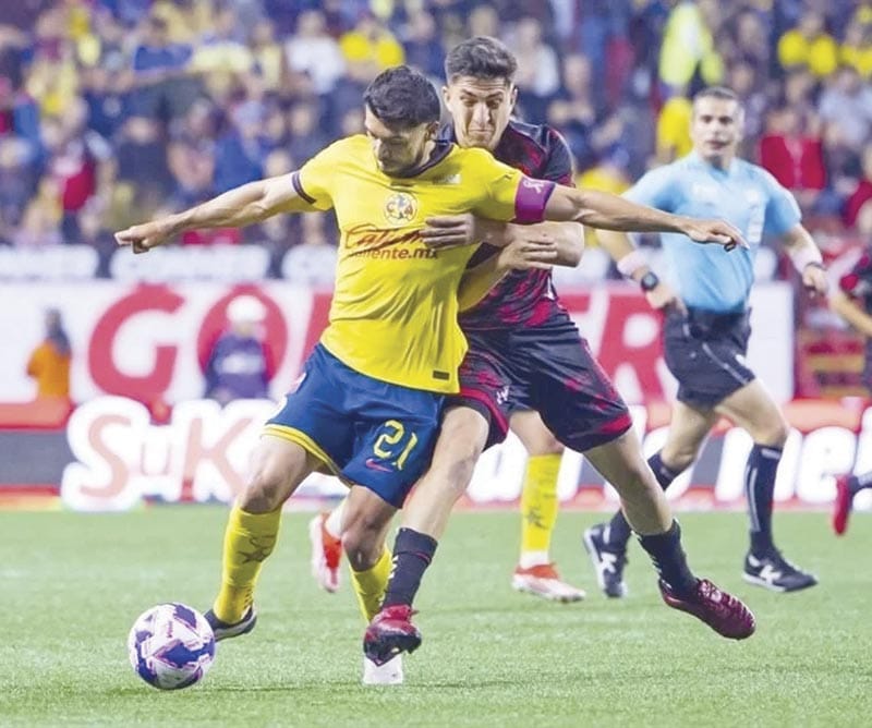 ¡AMÉRICA RESCATA EL EMPATE A 2 CON XOLOS EN LA FRONTERA!