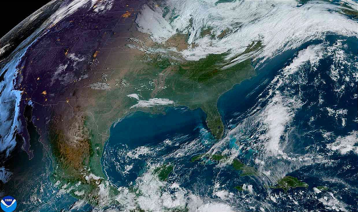 ¡A MEDIA SEMANA LÍNEA FRONTAL EN EL GOLFO! - **TRAERÁ RACHAS, NUBES Y GOTAS