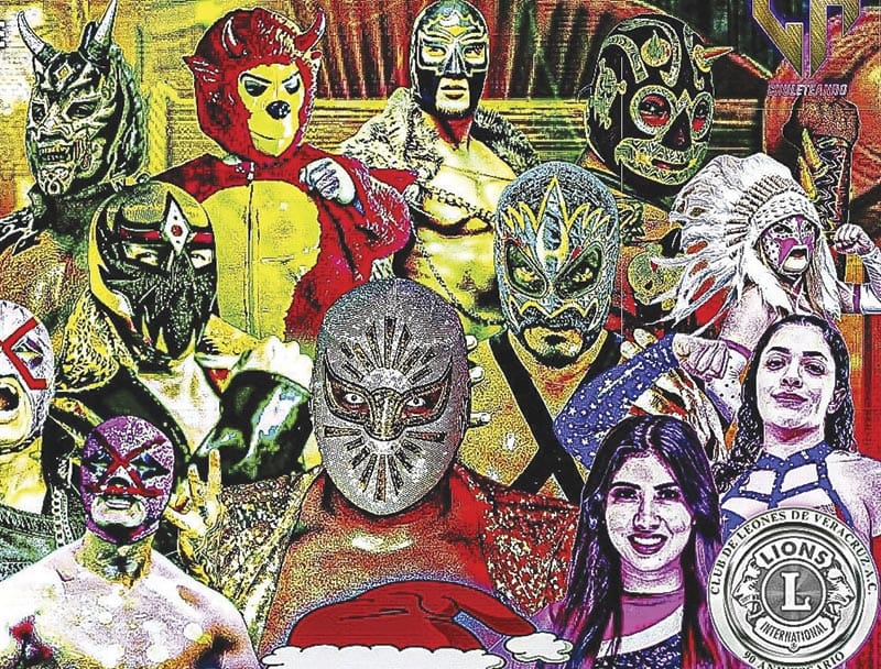 ¡CARTELERA DE NAVIDAD DEL CMLL EN EL CLUB DE LEONES VERACRUZ!