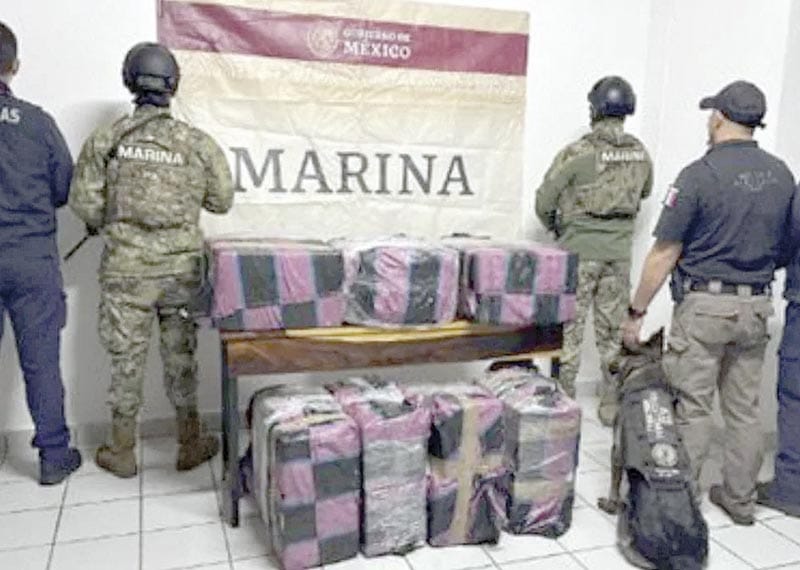 ¡DECOMISAN 350 KILOS DE COCAÍNA EN ENSENADA!