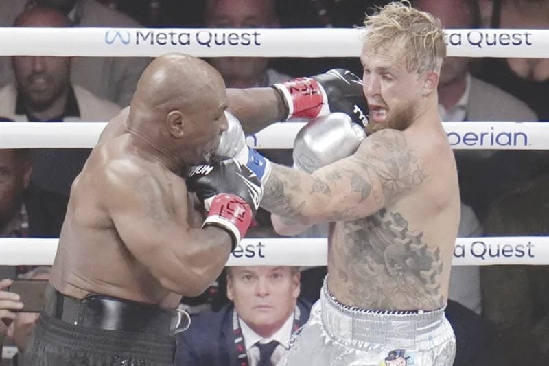 ¡MIKE TYSON PIERDE EN SU REGRESO AL RING ANTE JAKE PAUL!