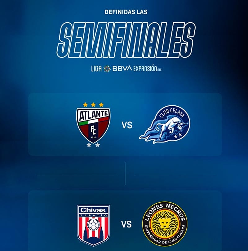 ¡ATLANTE Y TAPATÍO, LOS FAVORITOS PARA LLEGAR A LA FINAL!