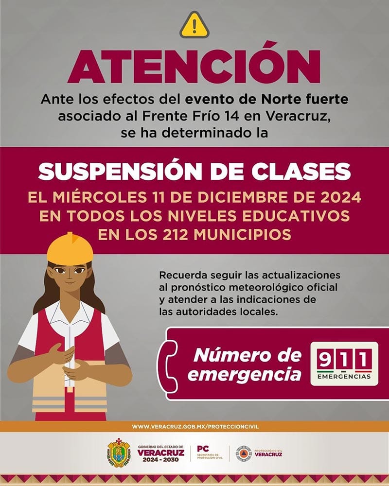 ¡NO HAY CLASES! - POR SÚPER NORTE