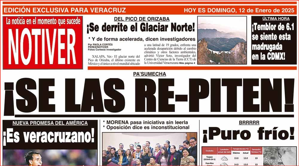 LA PORTADA - DOMINGO 12 DE ENERO 2025