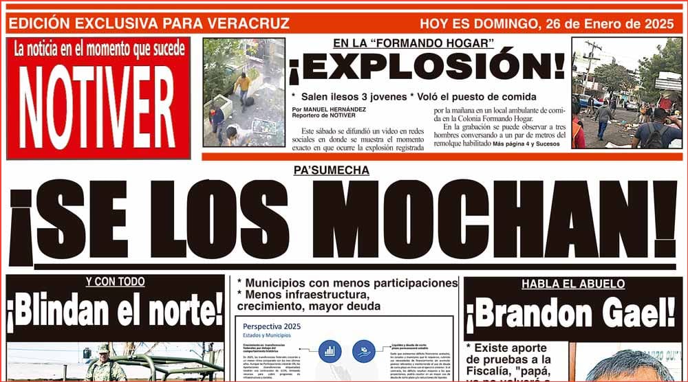 LA PORTADA - DOMINGO 26 DE ENERO 2025