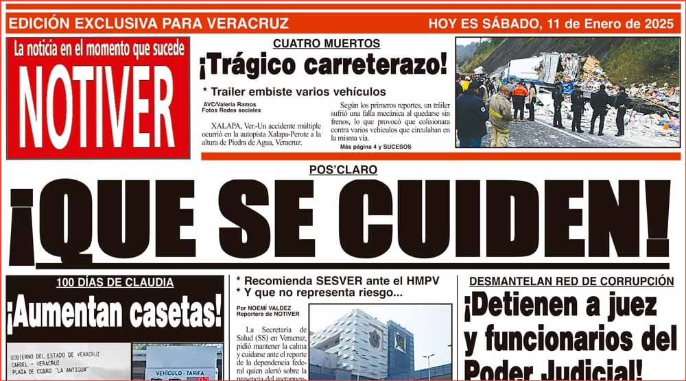 LA PORTADA - SÁBADO 11 DE ENERO 2025