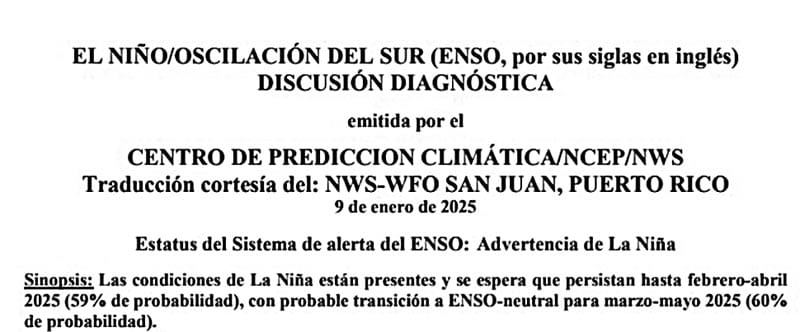 ¡TOCA EL FENÓMENO DE LA NIÑA! - *Lluvias por arriba del promedio