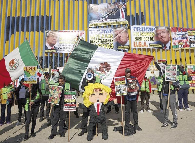 ¡"A PARTIR DE HOY SE DETIENE LA INVASIÓN EN NUESTRAS FRONTERAS"! - DONALD TRUMP REITERA