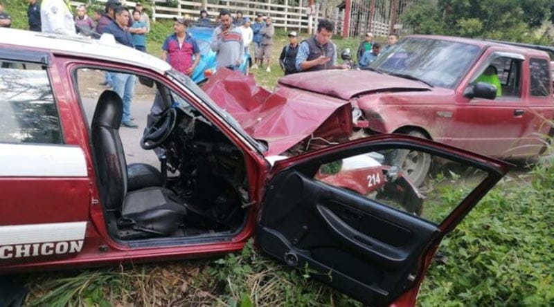 ¡TAXISTA PIERDE LA VIDA EN MORTAL ENCONTRONAZO!