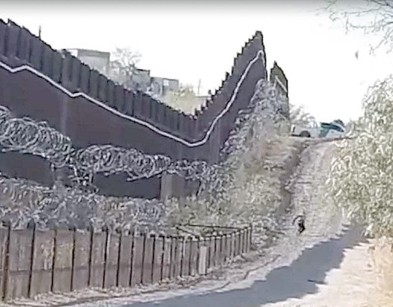 ¡MIGRANTES SALTAN MURO EN NOGALES!